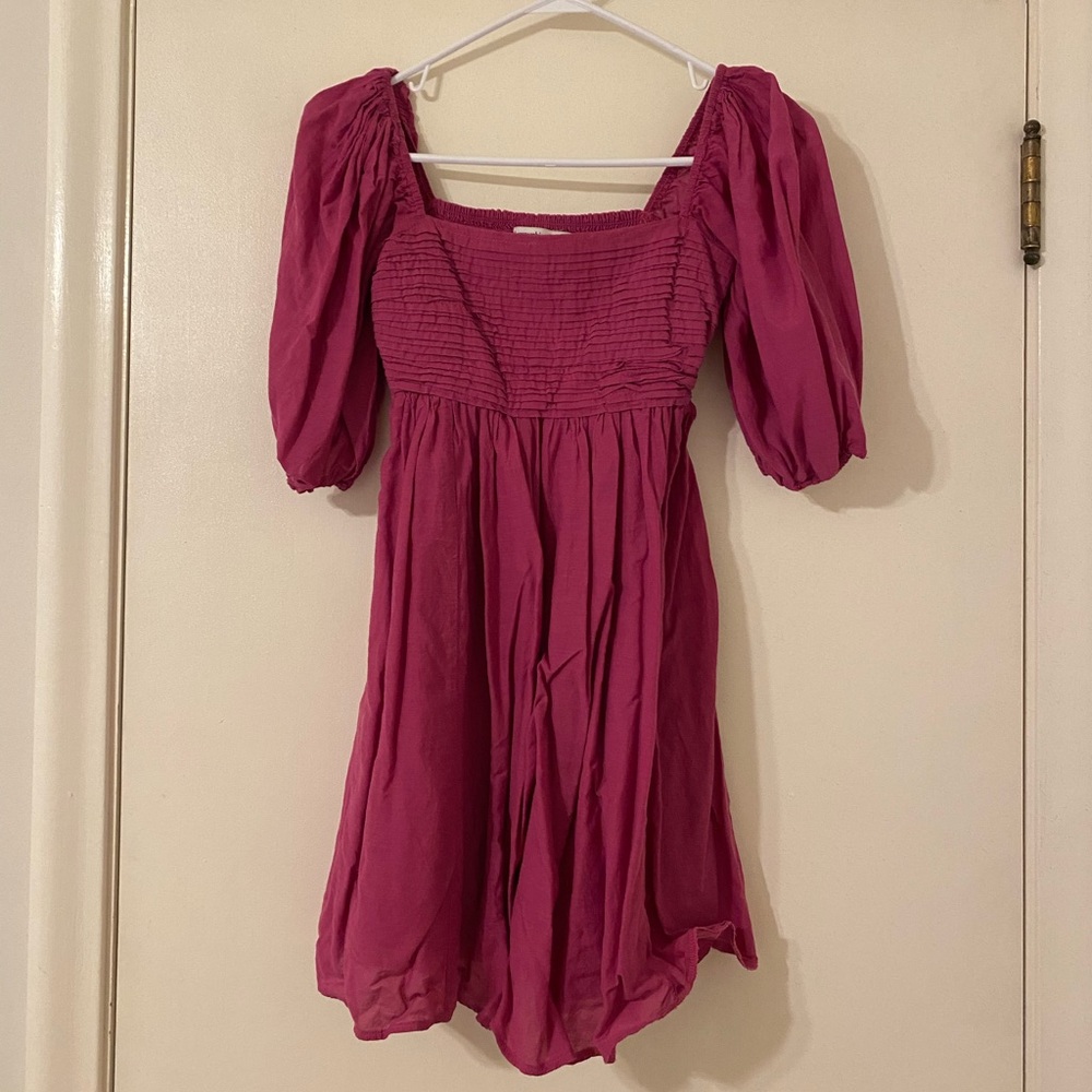 Abercrombie puff sleeve dress